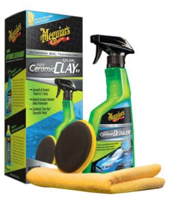 Meguiar's Hybrid Ceramic Quik Clay Kit inhoud